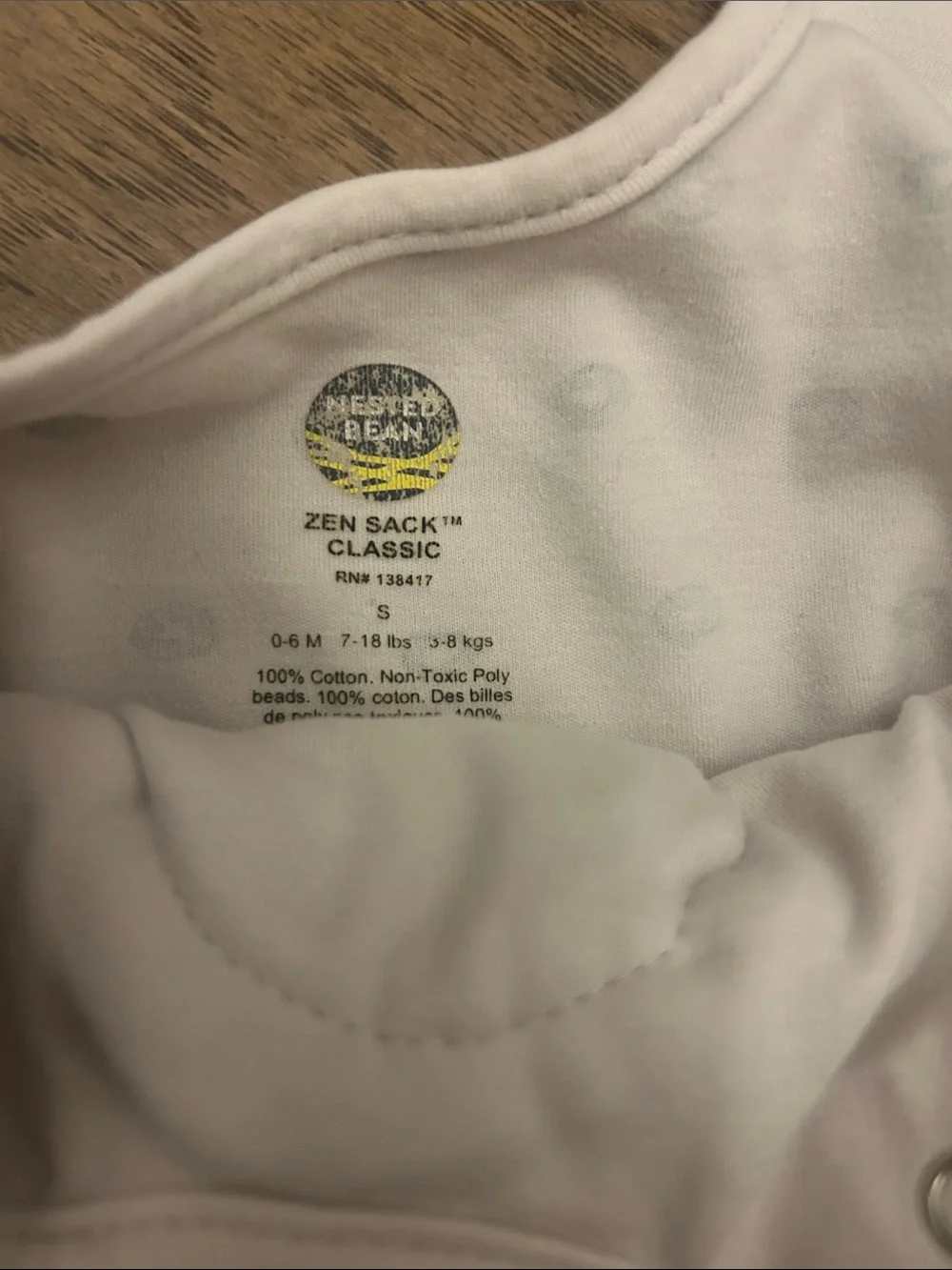 Nested Bean Baby Sleep Sack with Chick Embroidery - Includes weighted bean!